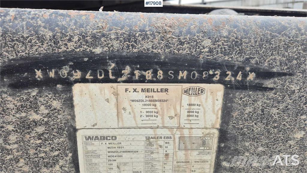 Meiller MZDA 18/21 Tipper trailers