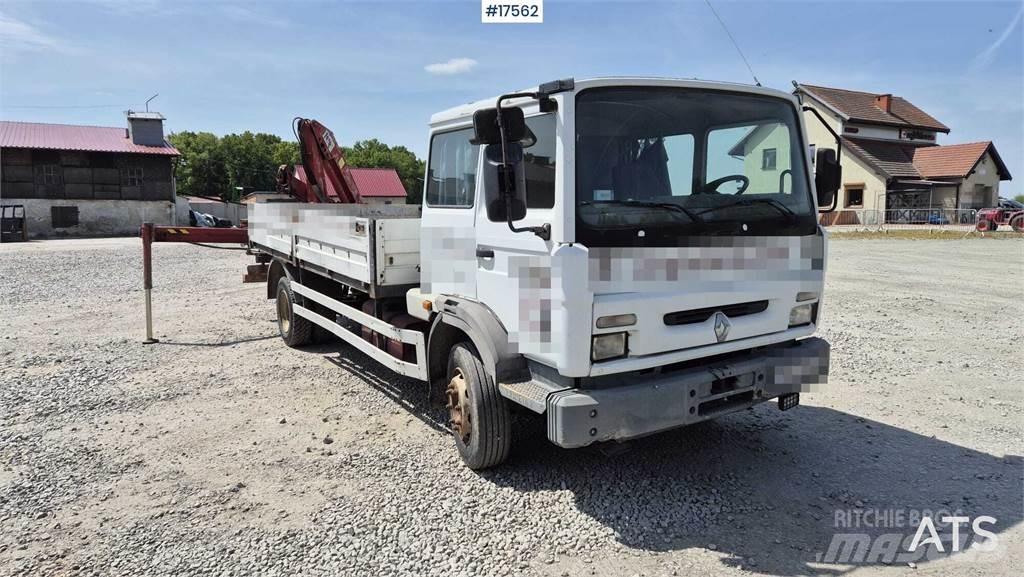Renault M180 Truck mounted cranes