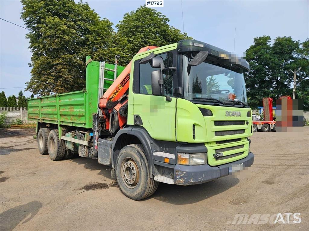 Scania P 340 Truck mounted cranes