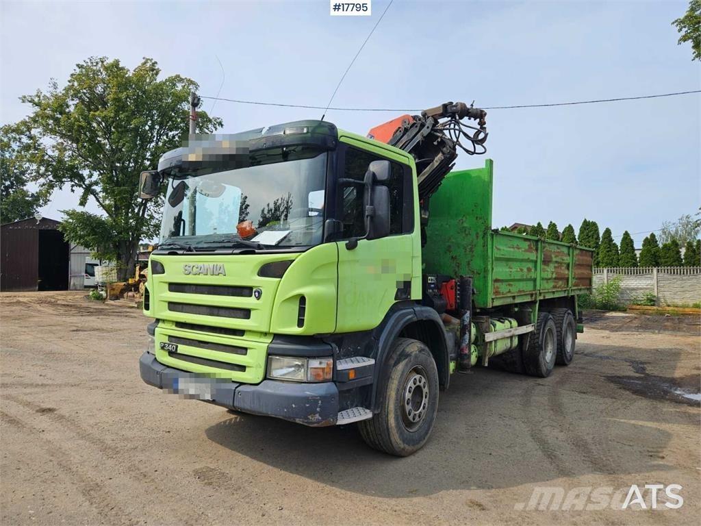 Scania P 340 Truck mounted cranes