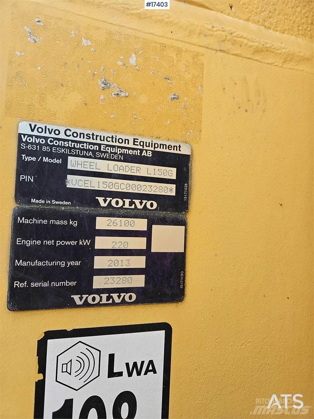 Volvo L150G Wheel loaders