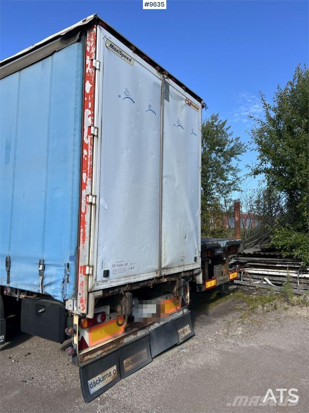 Fruehauf SS136/P3S Curtain sider semi-trailers
