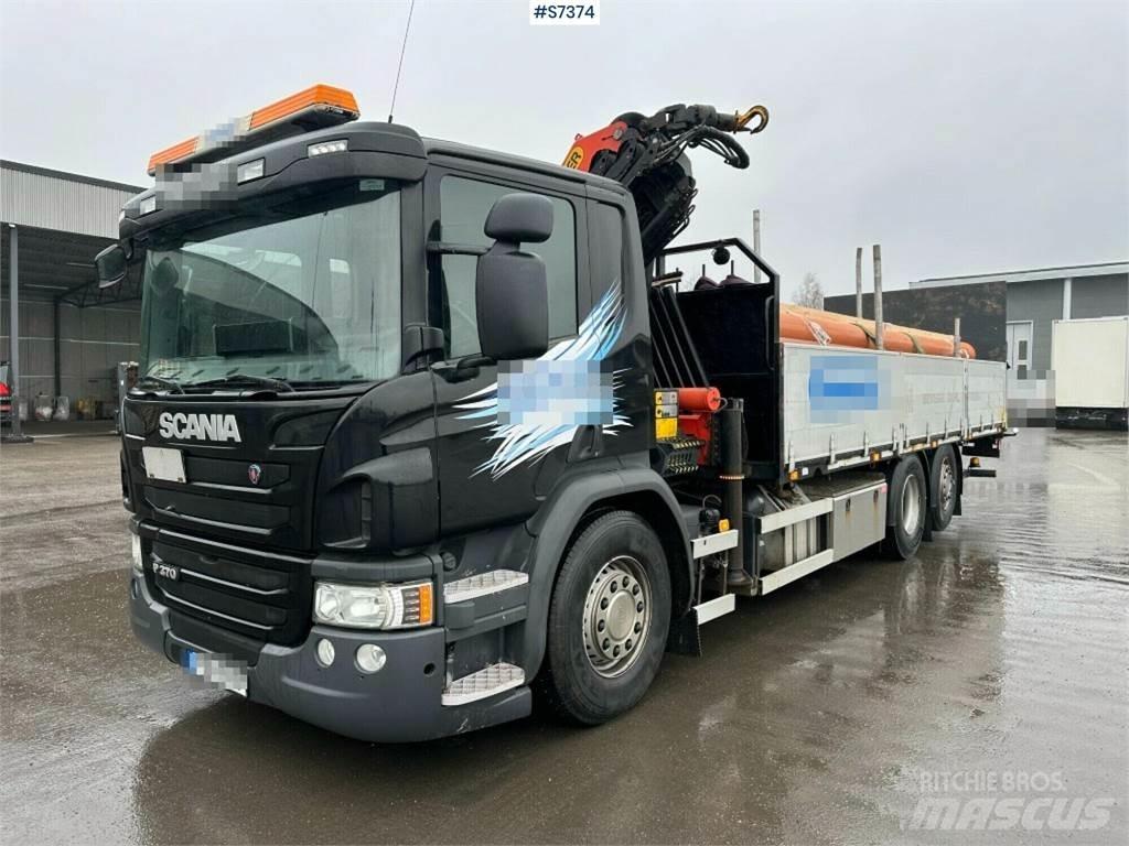 Scania P370 Truck mounted cranes