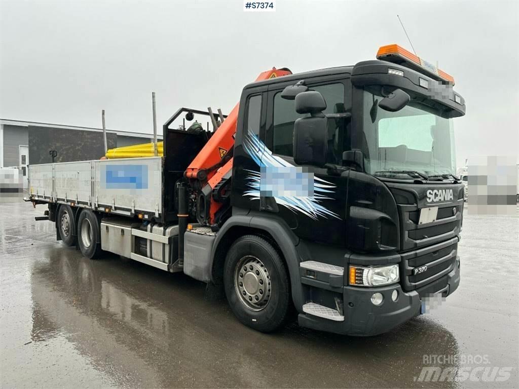 Scania P370 Truck mounted cranes