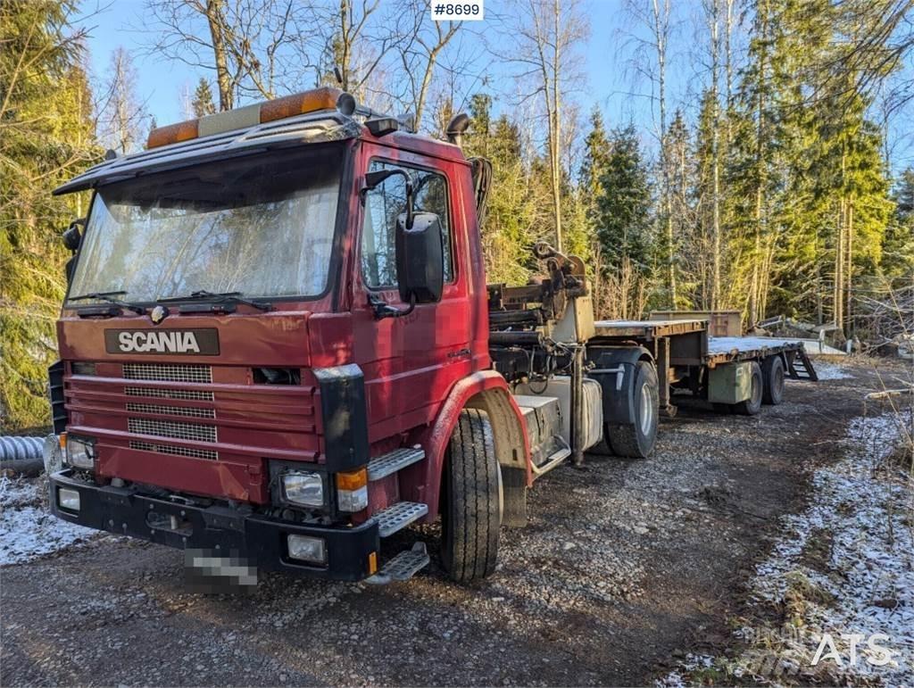 Scania P93 Truck mounted cranes
