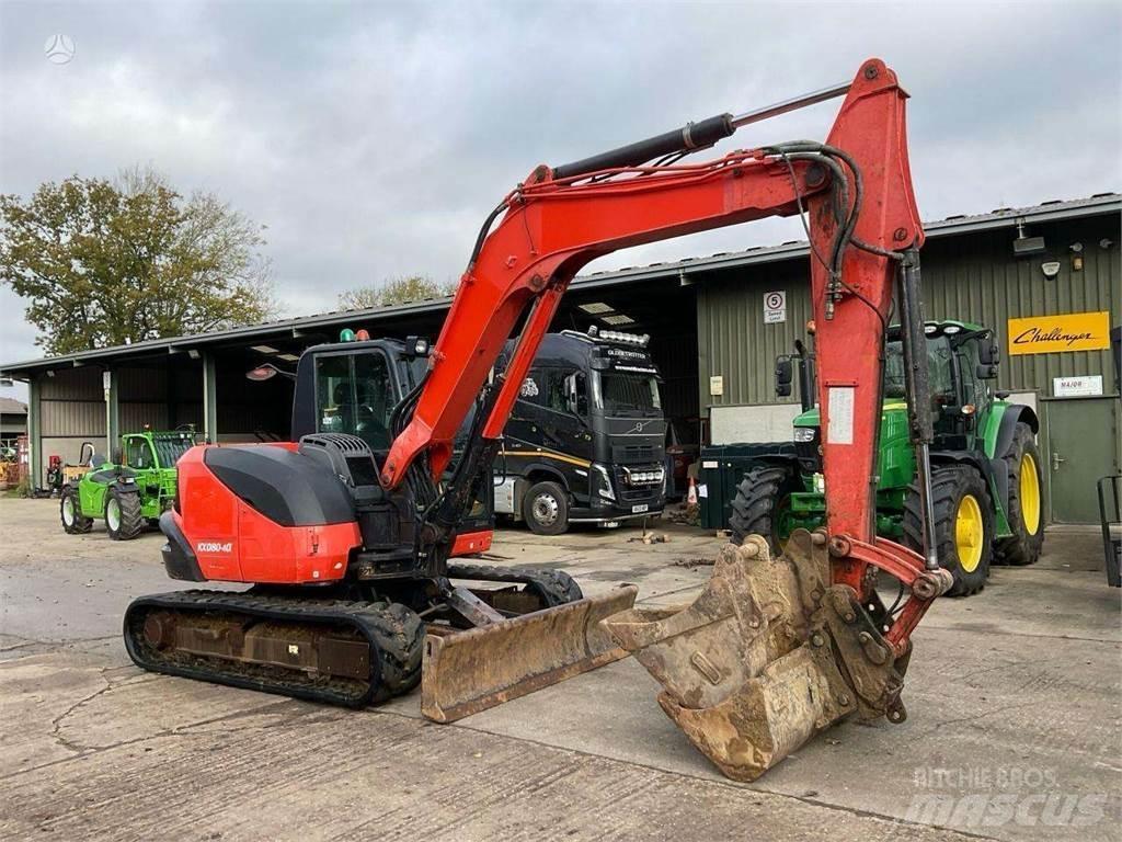 Kubota KX080-4 Crawler excavators