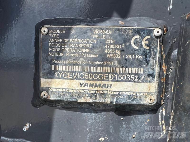 Yanmar ViO50 Mini excavators < 7t (Mini diggers)
