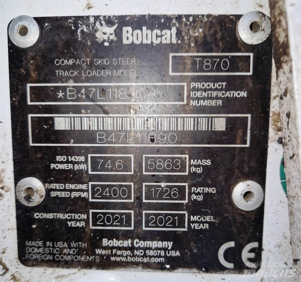 Bobcat T870 Skid steer loaders