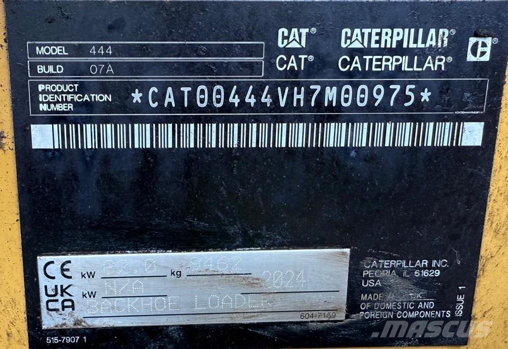 CAT 444 Backhoe