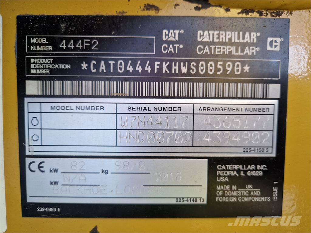 CAT 444F2 Backhoe