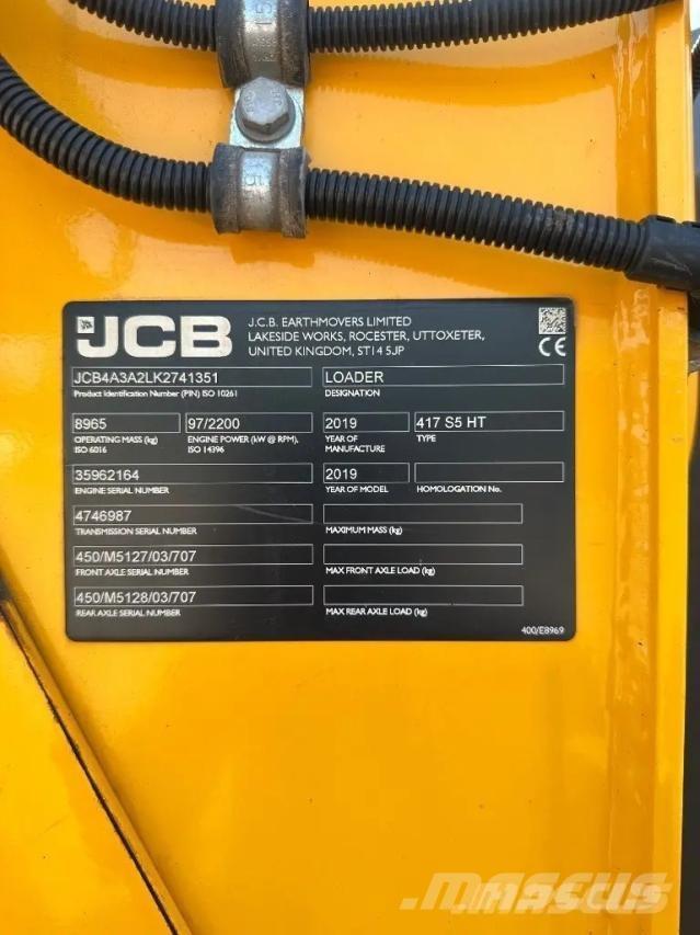 JCB 417 S5 HT Wheel loaders
