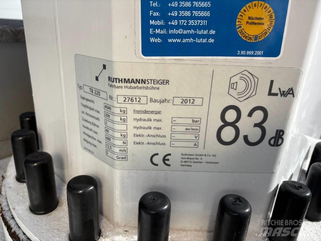 Ruthmann TB 220 Truck mounted platforms