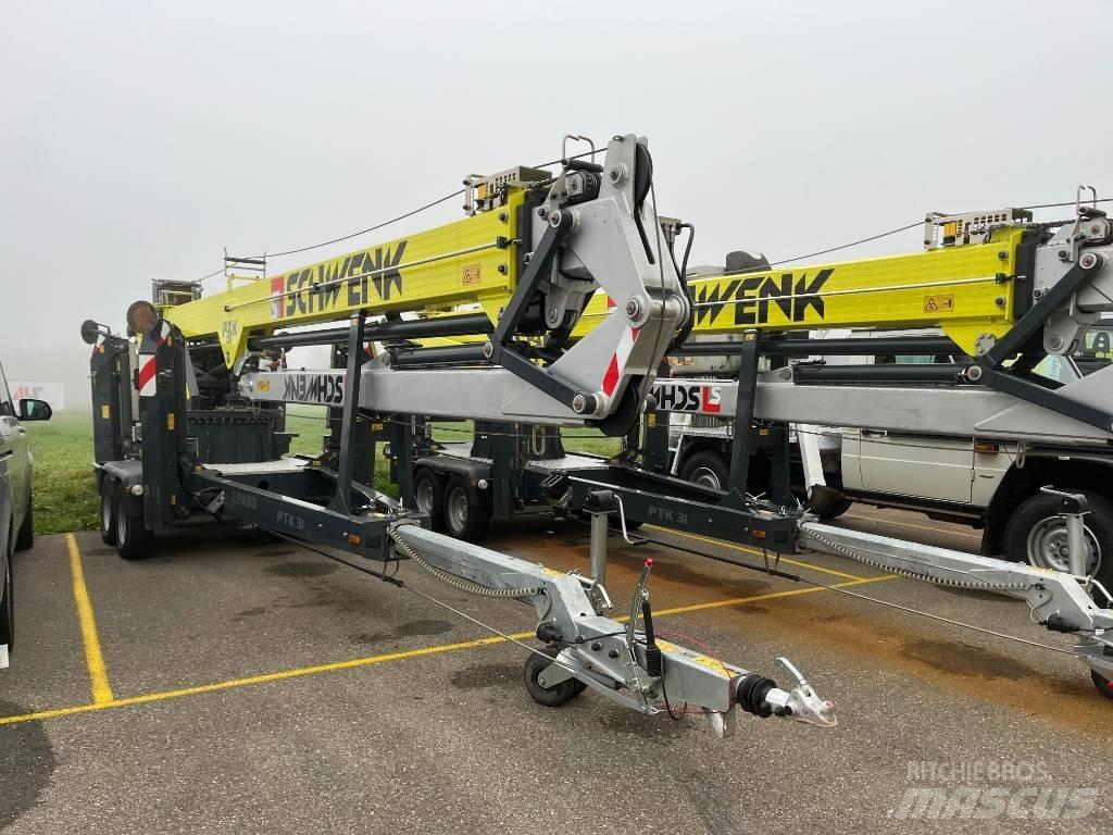Paus PTK 31 Self-erecting cranes