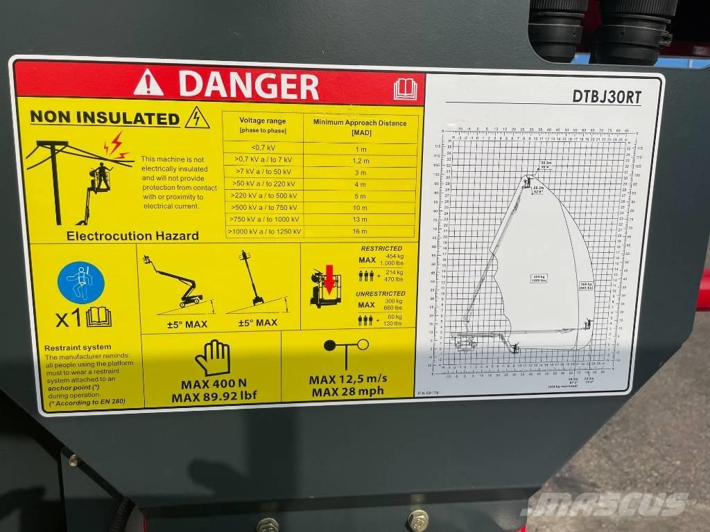 Magni DBT30RT | 2022 Telescopic boom lifts