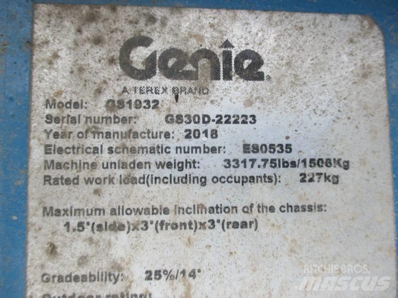 Genie GS 1932 Scissor lifts