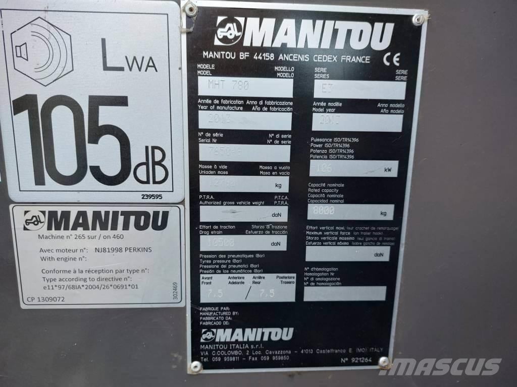 Manitou MHT 780 Telescopic handlers