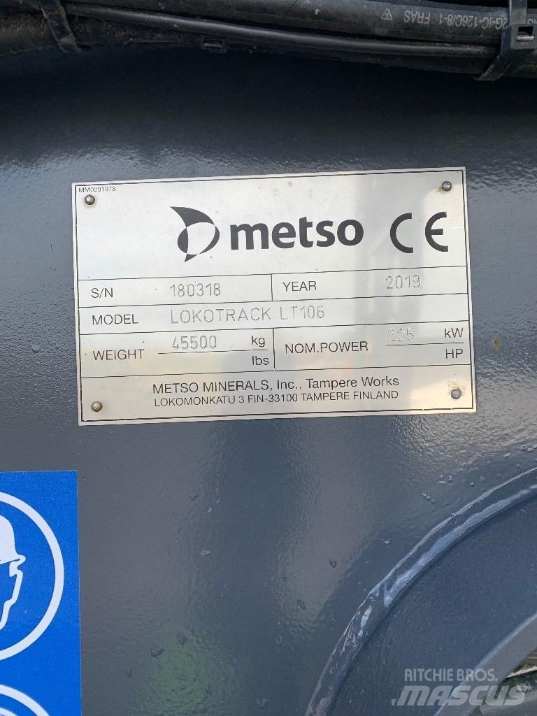 Metso LT 106 Mobile crushers