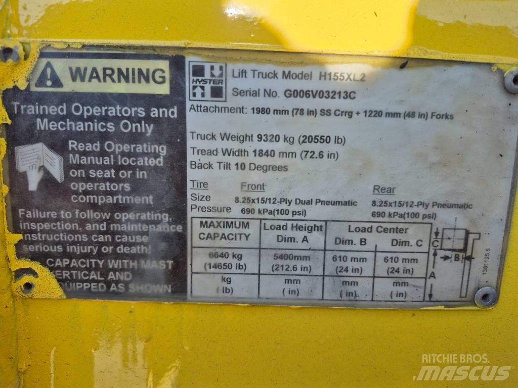 Hyster H 155 XL 2 Other
