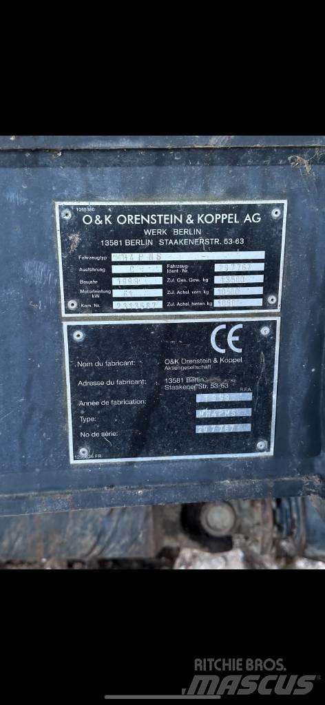 O&K MH 4 PMS Wheeled excavators