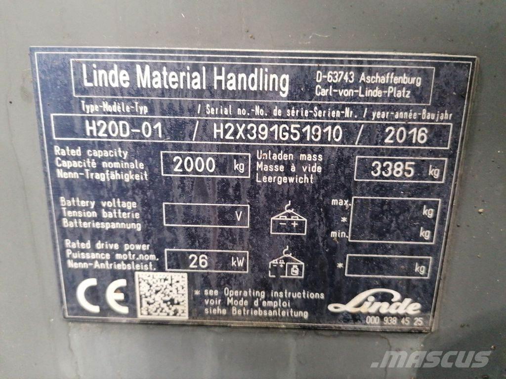 Linde H20D-01 Diesel trucks