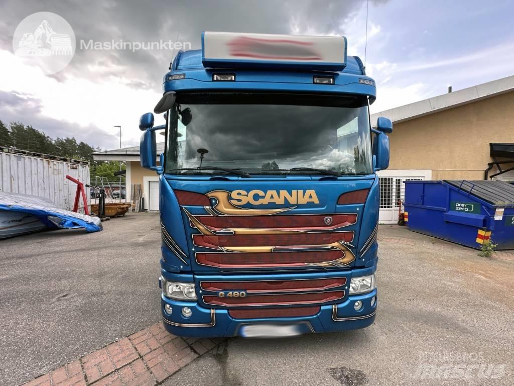 Scania G 490 Truck mounted cranes