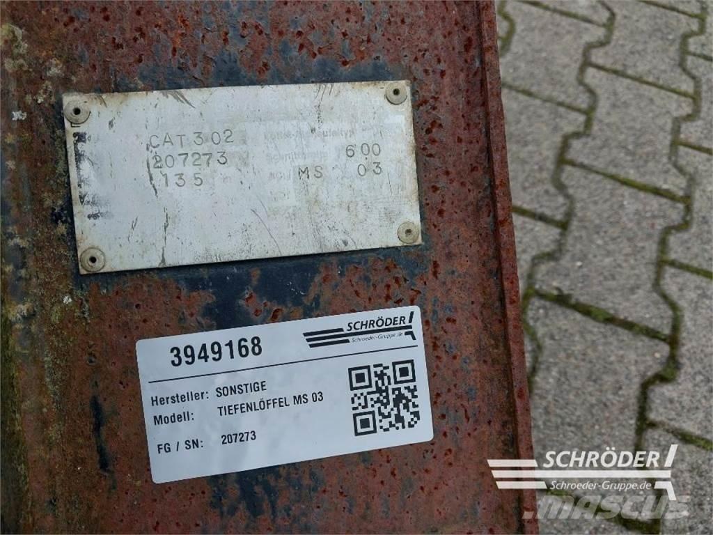  TIEFENLÖFFEL MS 03 Front loader accessories