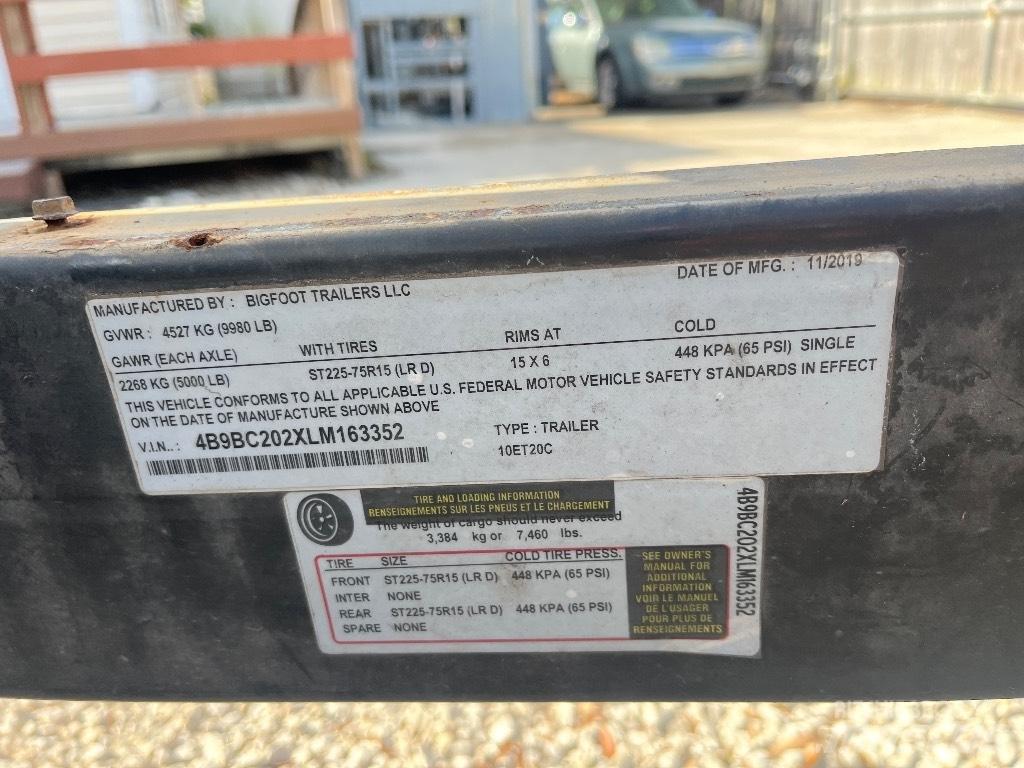  Big Foot Trailer Flatbed/Dropside trailers