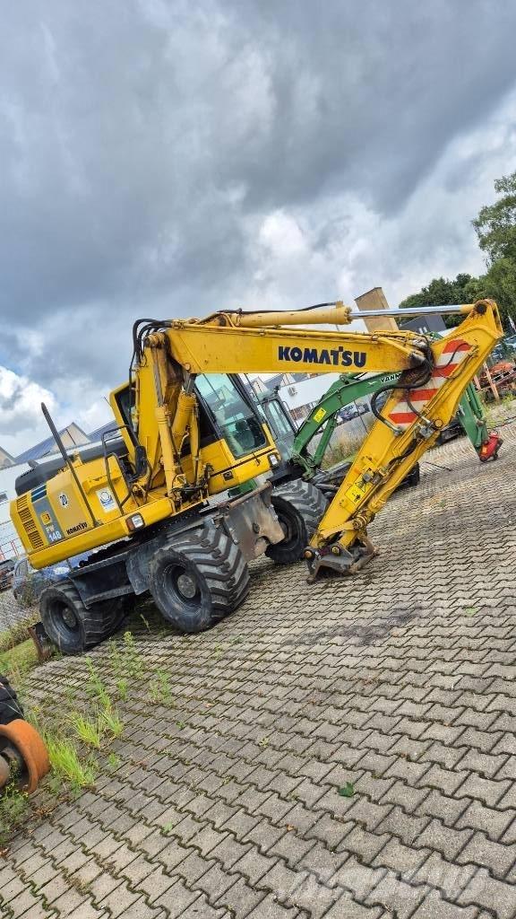 Komatsu PW148-8 Wheeled excavators