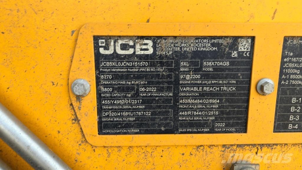 JCB 538-70 Telehandlers