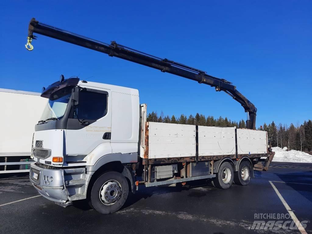Sisu E12 Truck mounted cranes