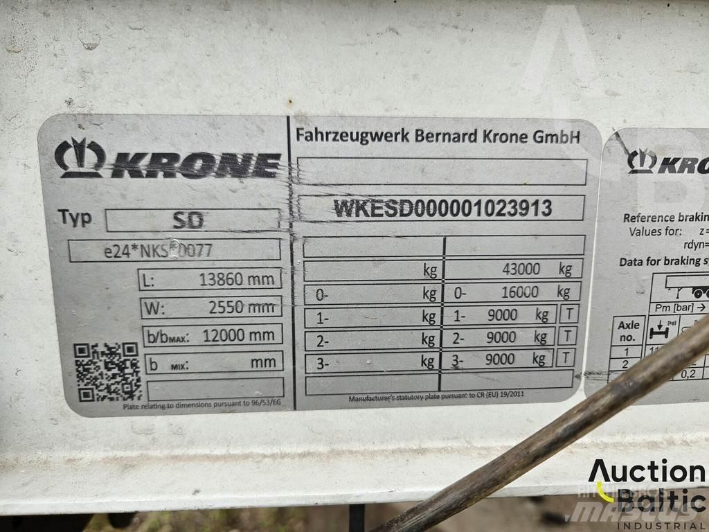 Krone SK 3855 Curtain sider semi-trailers
