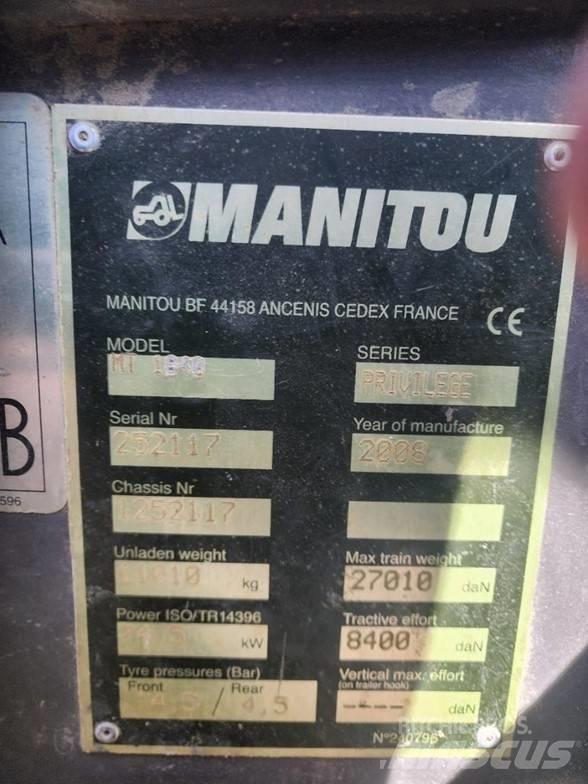 Manitou MT1840 Telescopic handlers