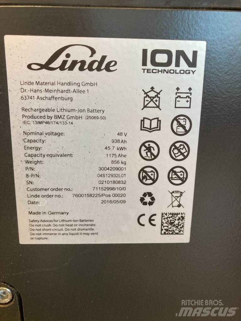 Linde E16/386 Li-ION Electric forklift trucks