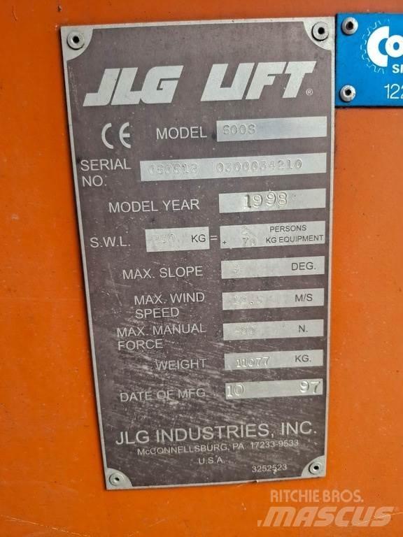 JLG 600s Telescopic boom lifts