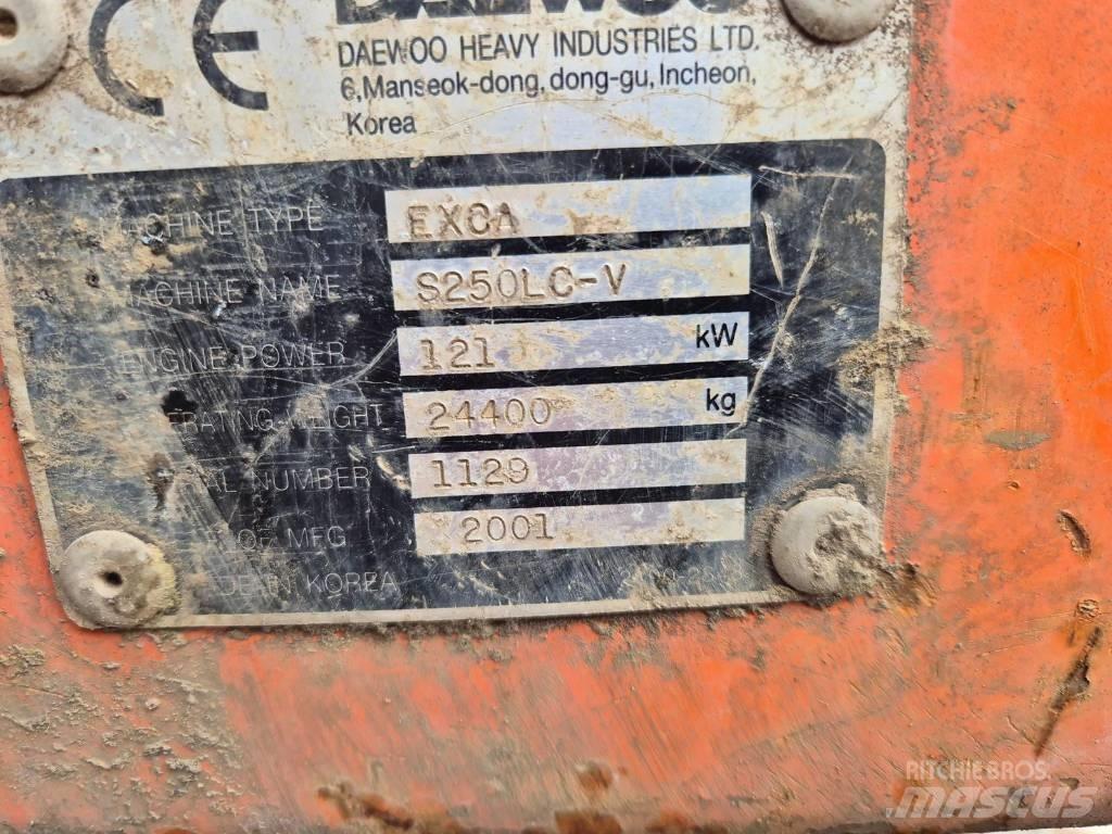Daewoo S250 Crawler excavators