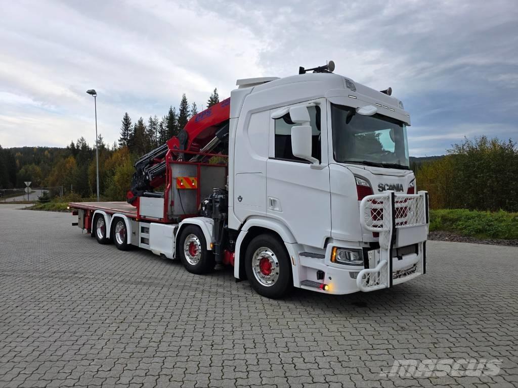 Scania R 650 Truck mounted cranes