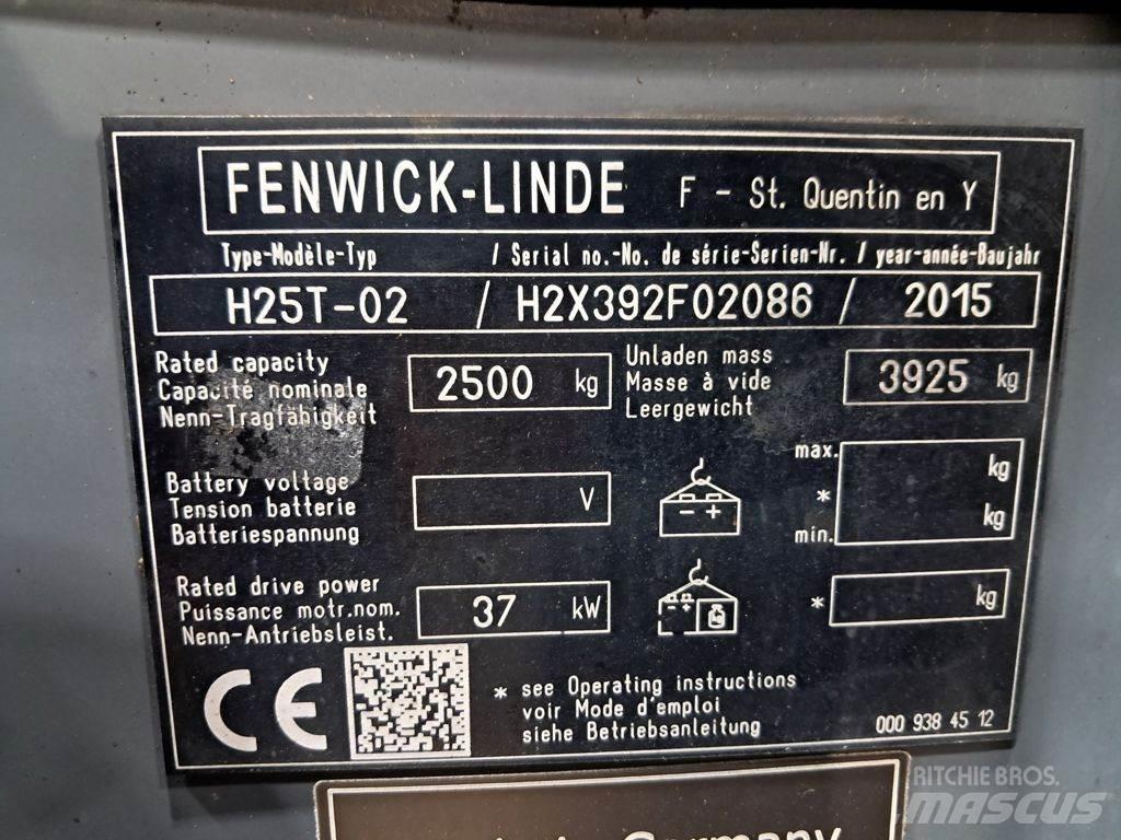 Linde H25T-02 LPG trucks