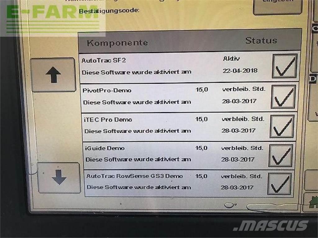 John Deere w660 Combine harvesters