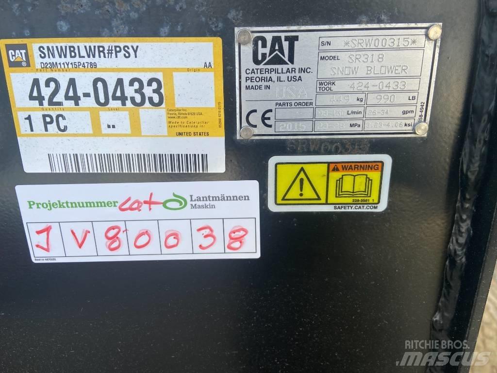 CAT SR318 SNÖ SLUNGA Farm machinery