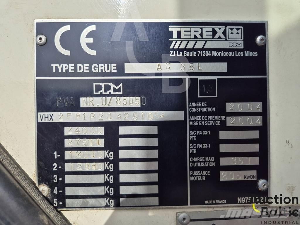 Terex AC 35 L Truck mounted cranes