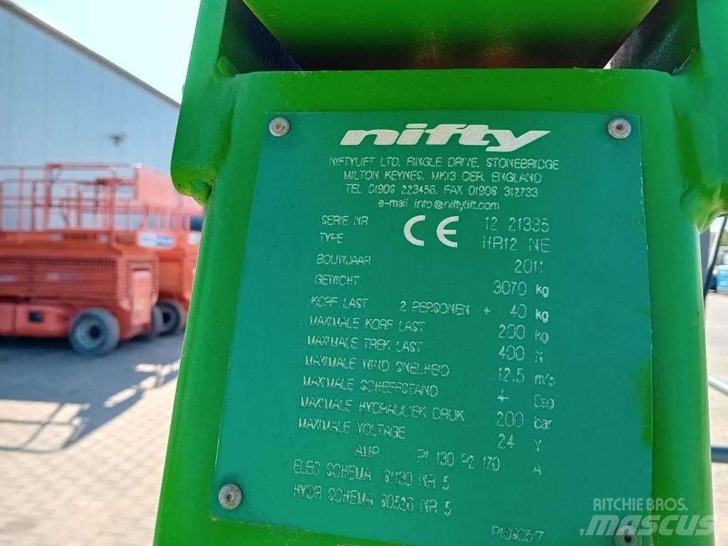 Niftylift HR 12 N E Articulated boom lifts
