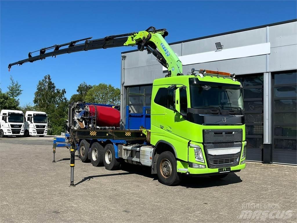 Volvo FH 500 8X4 Truck mounted cranes