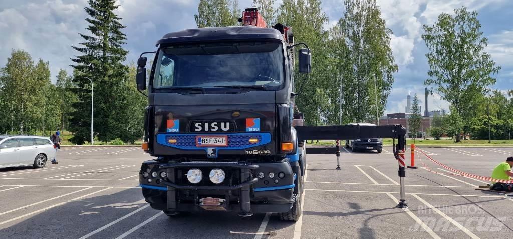 Sisu E18 630 Truck mounted cranes