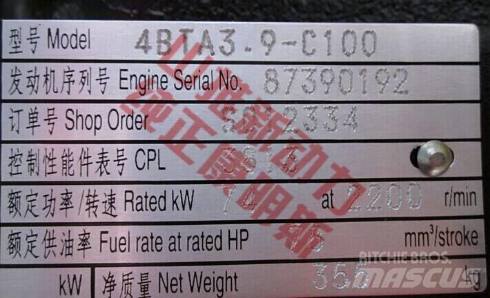 Cummins 4BTA3.9-C100 Engines