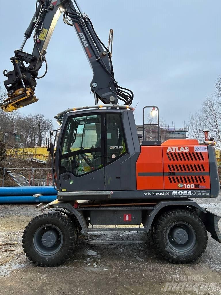 Atlas 160 W Wheeled excavators