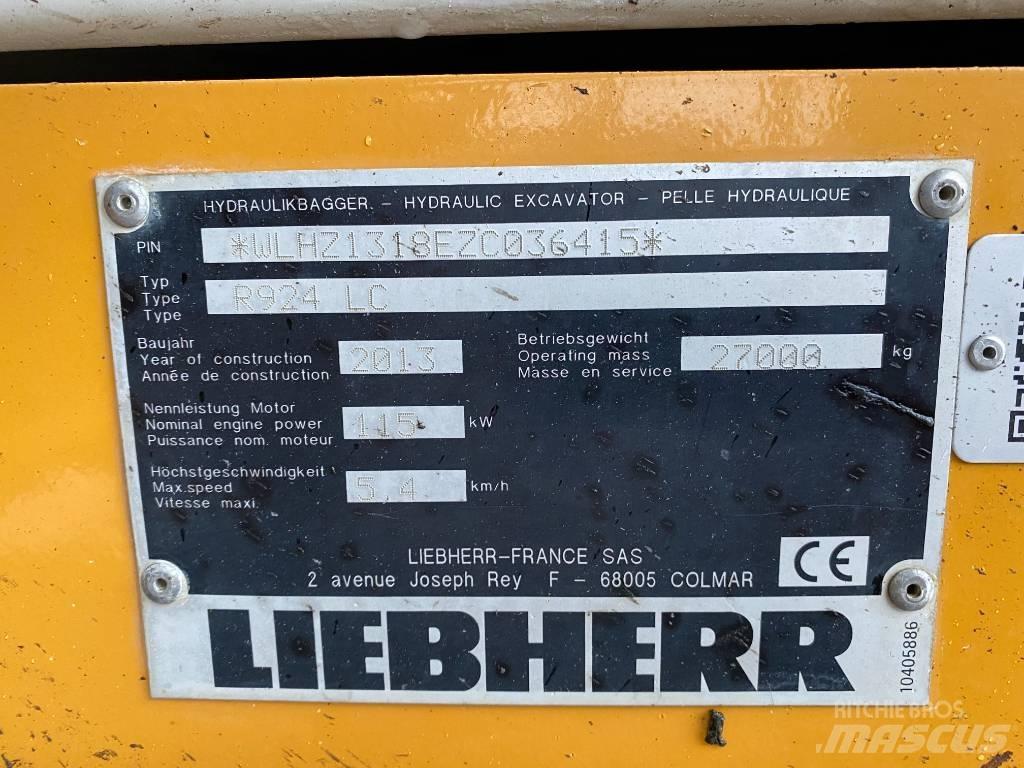 Liebherr 924 Crawler excavators