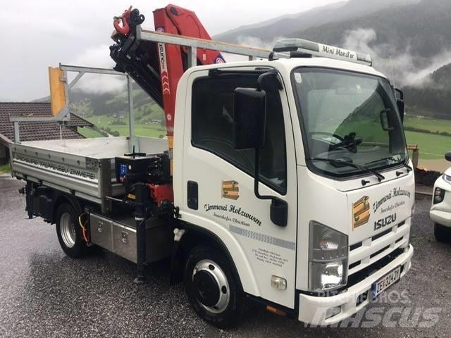 Isuzu N2 mit HMF 910 Truck mounted cranes