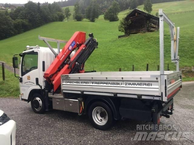 Isuzu N2 mit HMF 910 Truck mounted cranes