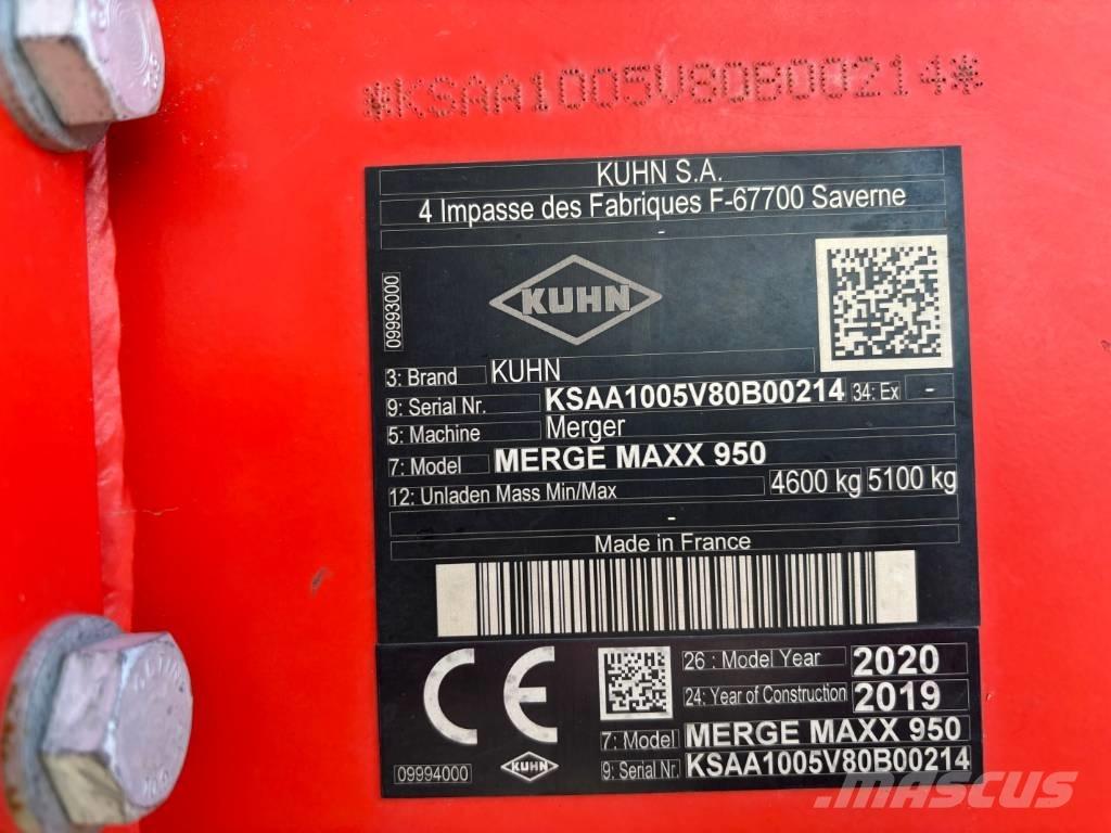Kuhn Merge Maxx 950 Windrowers