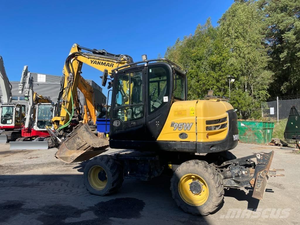 Yanmar B 95 W Wheeled excavators